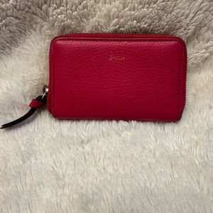 Gucci Classic Zip Around Wallet in Pink (Vintage)